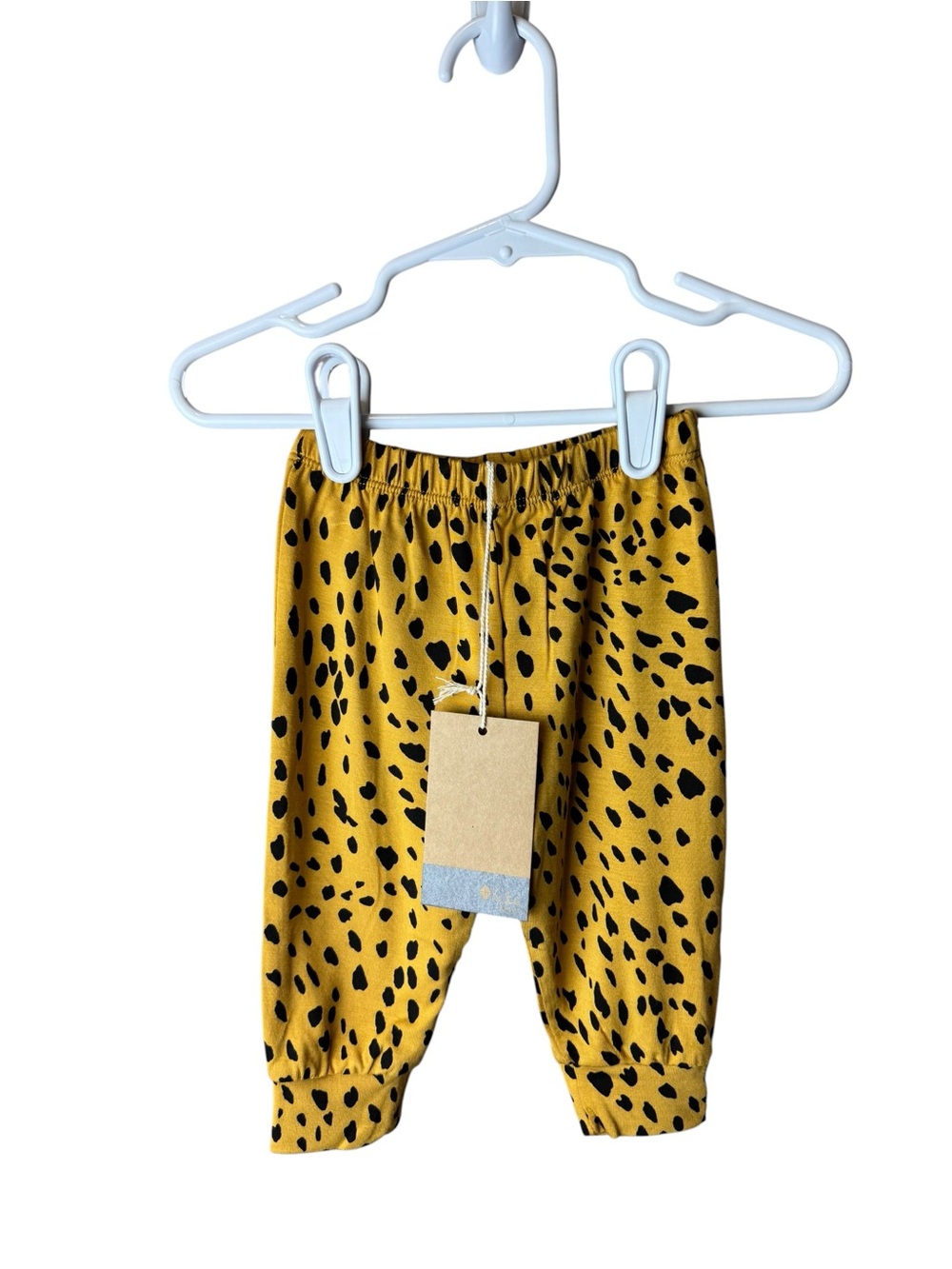 NWT Kyte Baby Leggings in Marigold Cheetah 0-3M